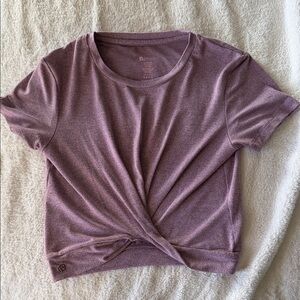 Buffbunny Purple Twist Front Top